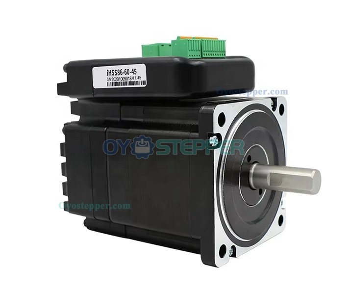 JMC NEMA 34 Closed Loop Integrated Stepper Motor 1.8 Deg 4.5Nm 6A 60V 2 Phase 86 x 86mm